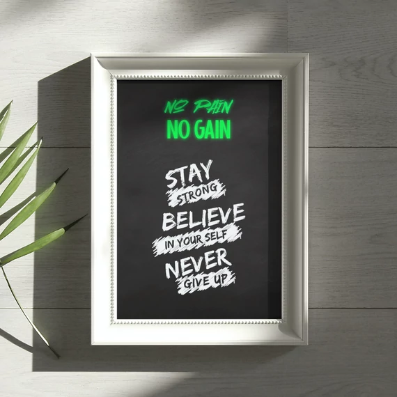 No Pain No Gain Art
