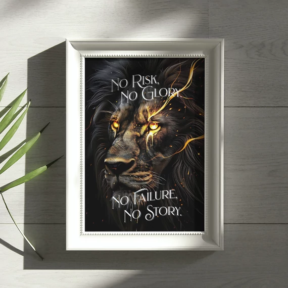 No Risk No Glory Art